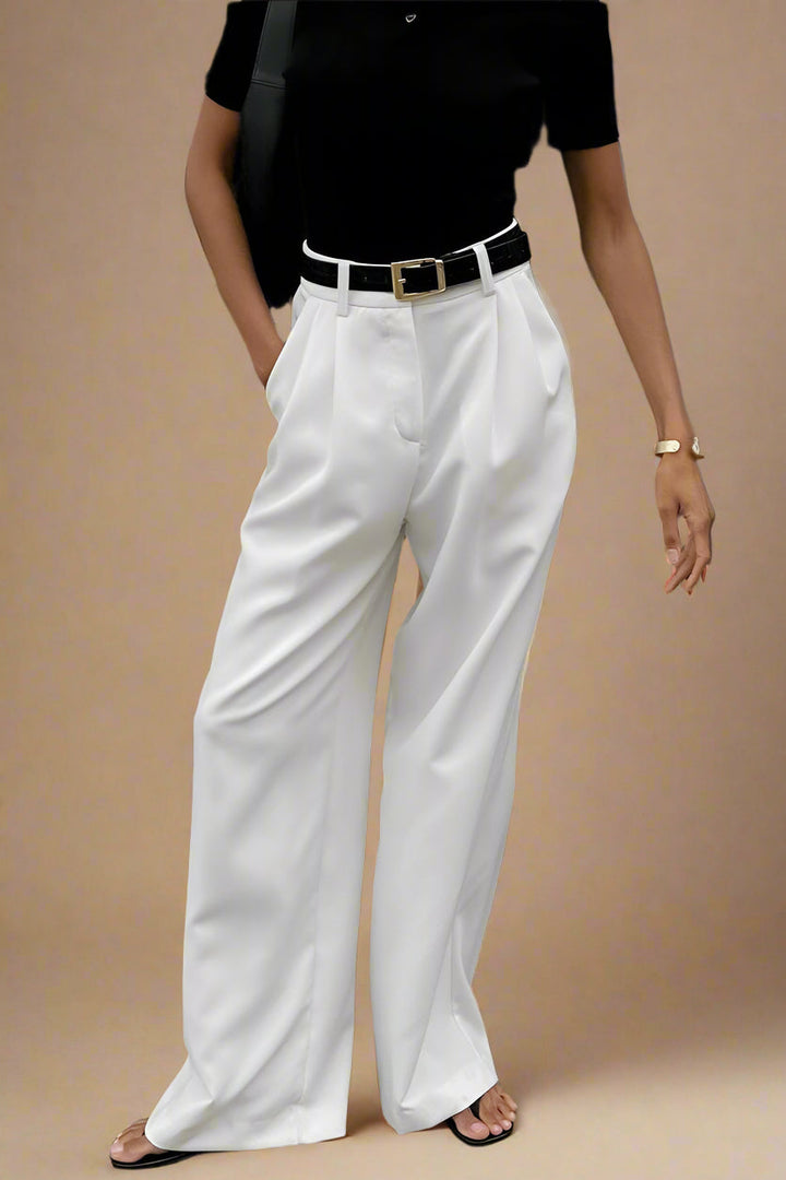 MAJA PANTALONI | Vita Alta & Elegante Vestibilità Larga