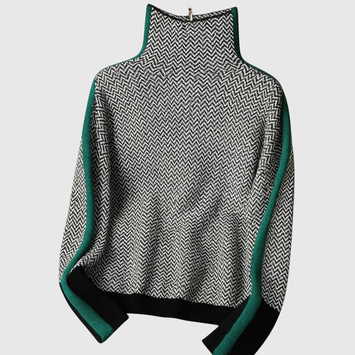 Martina - Svetr s vysokým límcem