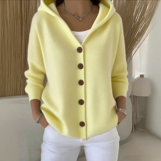 LUNA™|CARDIGAN con cappuccio