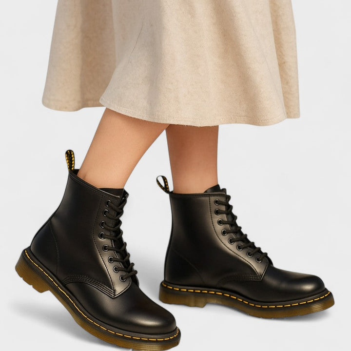 Addison™ | Stylowe wysokie buty z wegańskiej skóry