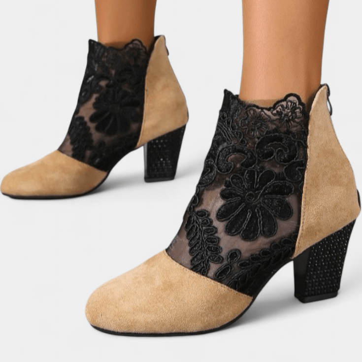 Charlotte™ | Eleganckie Szpilki z Kwiatowym Motywem