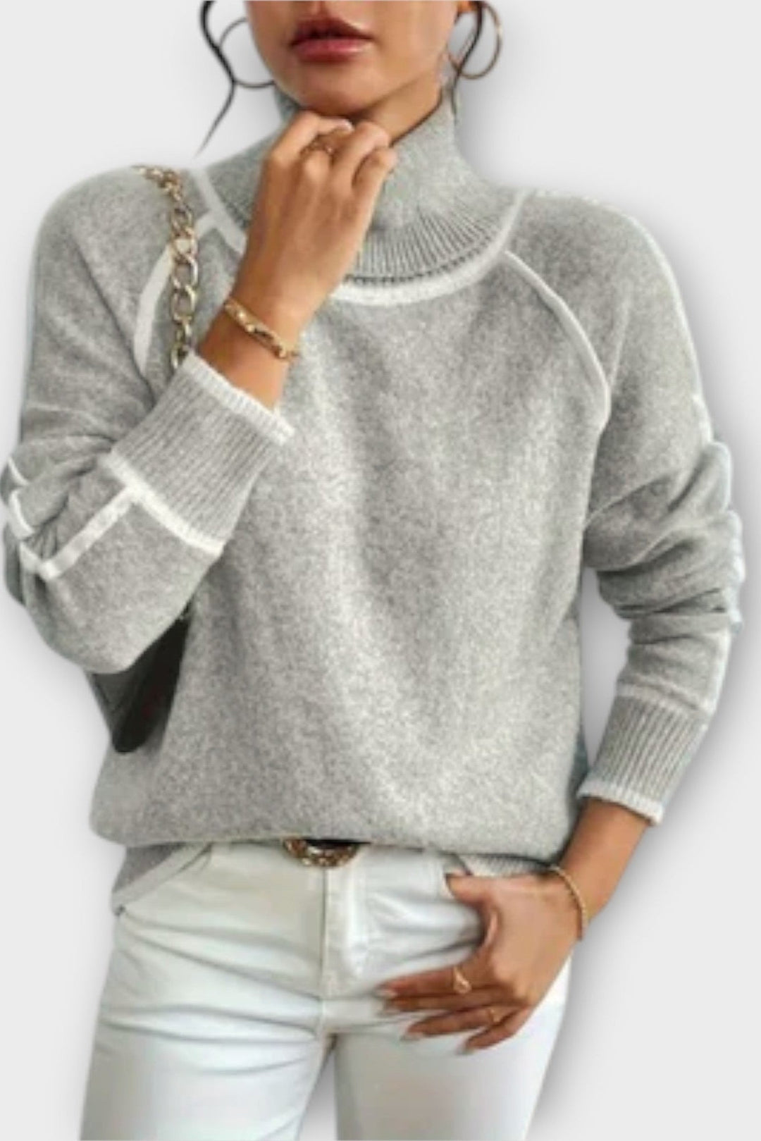 Aurora™ Sweter z Wysokim Kołnierzem