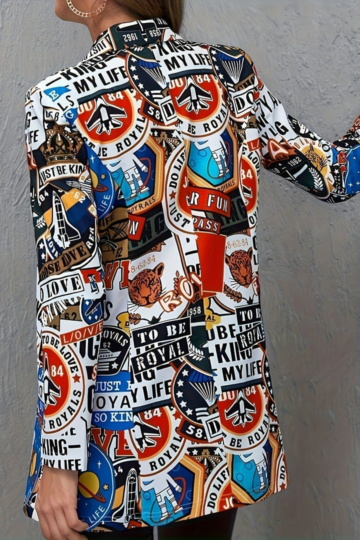 Avery - Stylový Graffiti Blazer