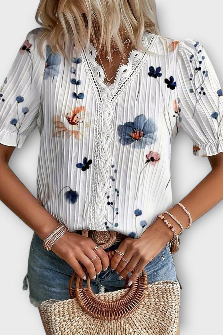 Bruna - Elegancki top z sercowym dekoltem