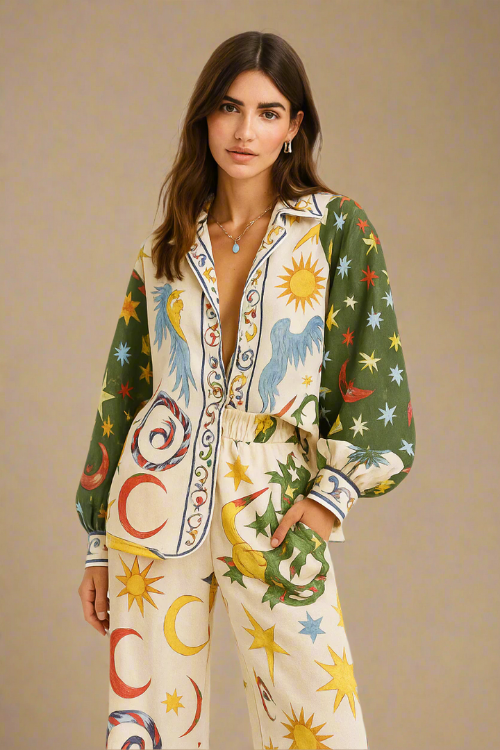 Set Victoria | Pantaloni Comodi + Camicia Larga