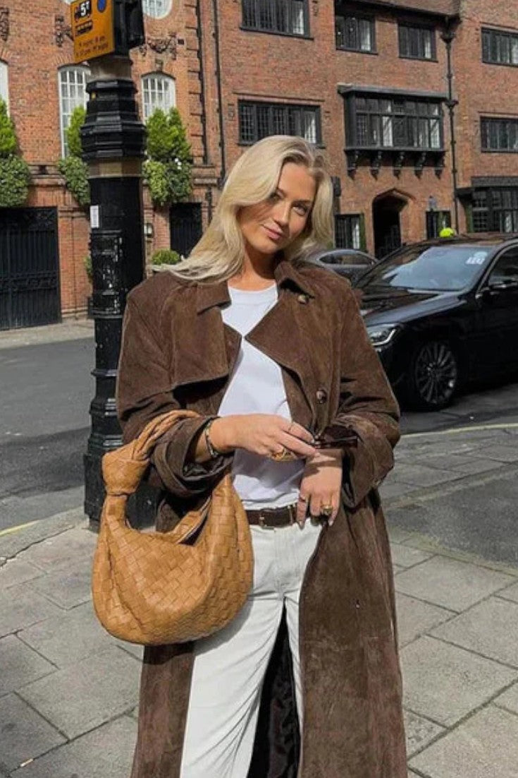 Cordula™ | Elegantní kožený trenčkot