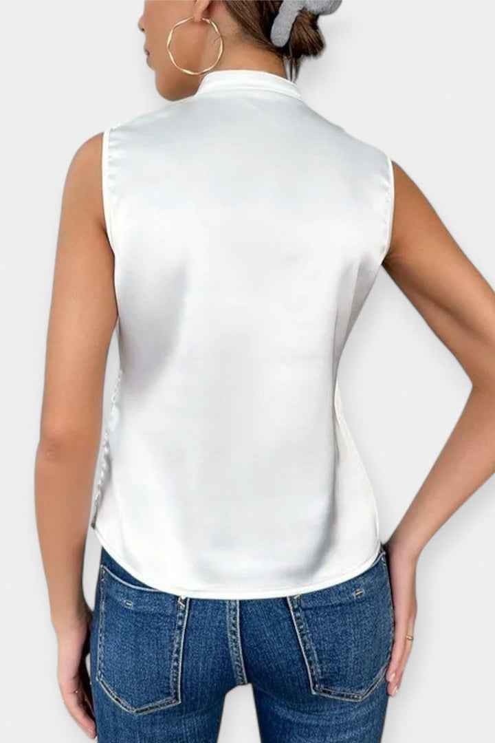 Jednokolorowy bezrękawnik