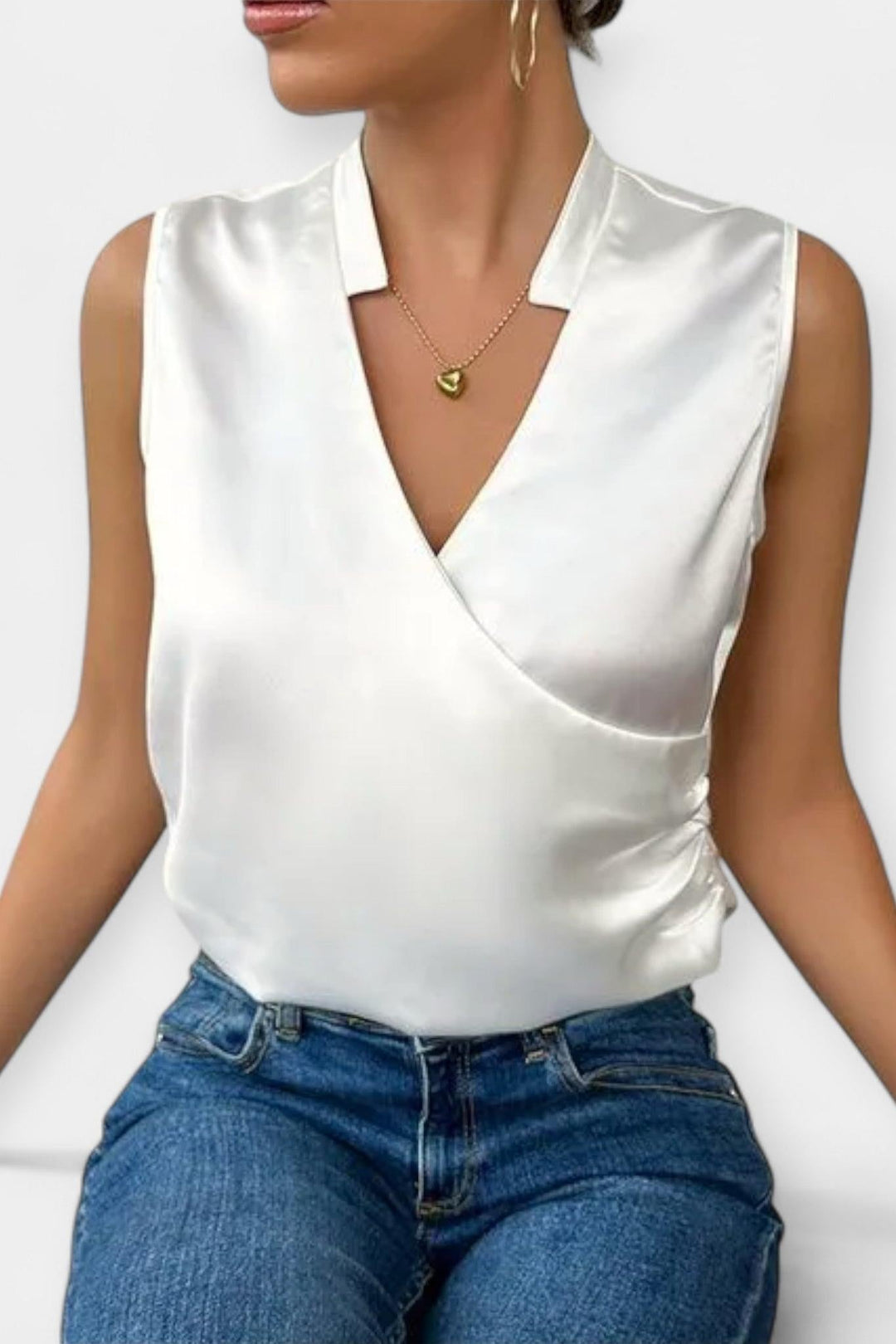 Jednokolorowy bezrękawnik