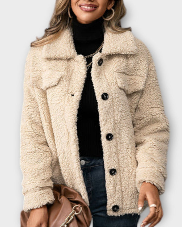 Rozgrzewająca Teddy Kurtka