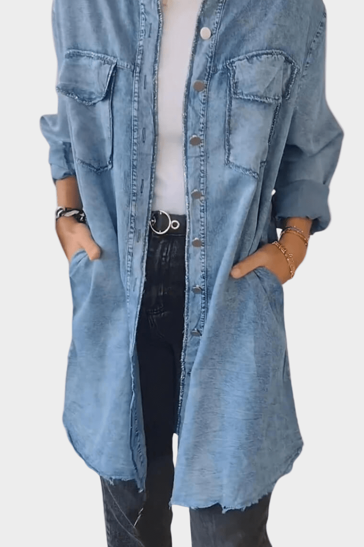 Inkeri™ Denim Shirt Dress