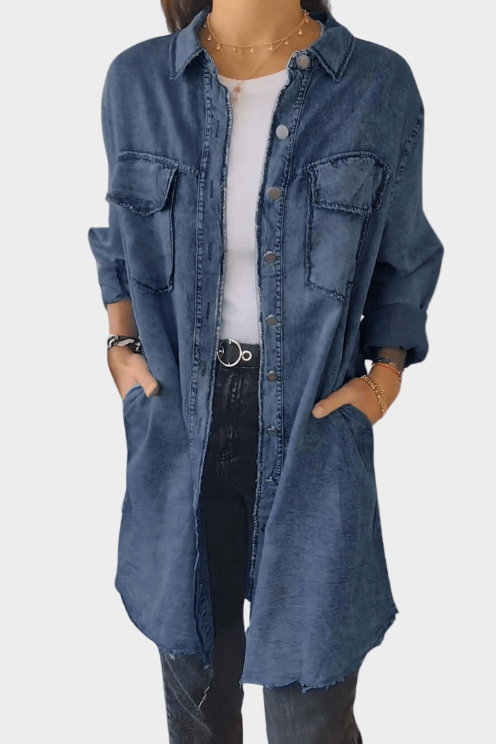 Inkeri™ Denim Shirt Dress