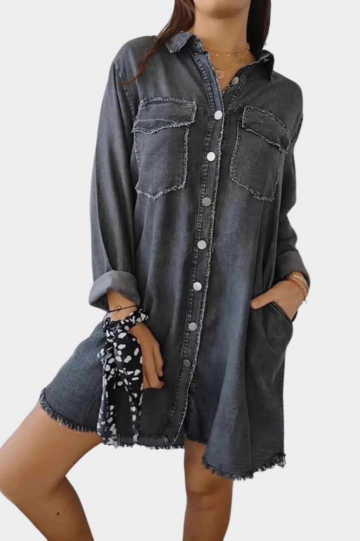 Inkeri™ Denim Shirt Dress