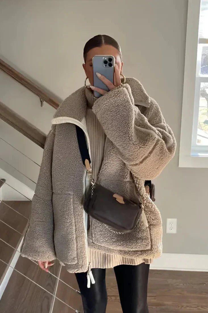 Kaja™ | Elegantní teddy plášť