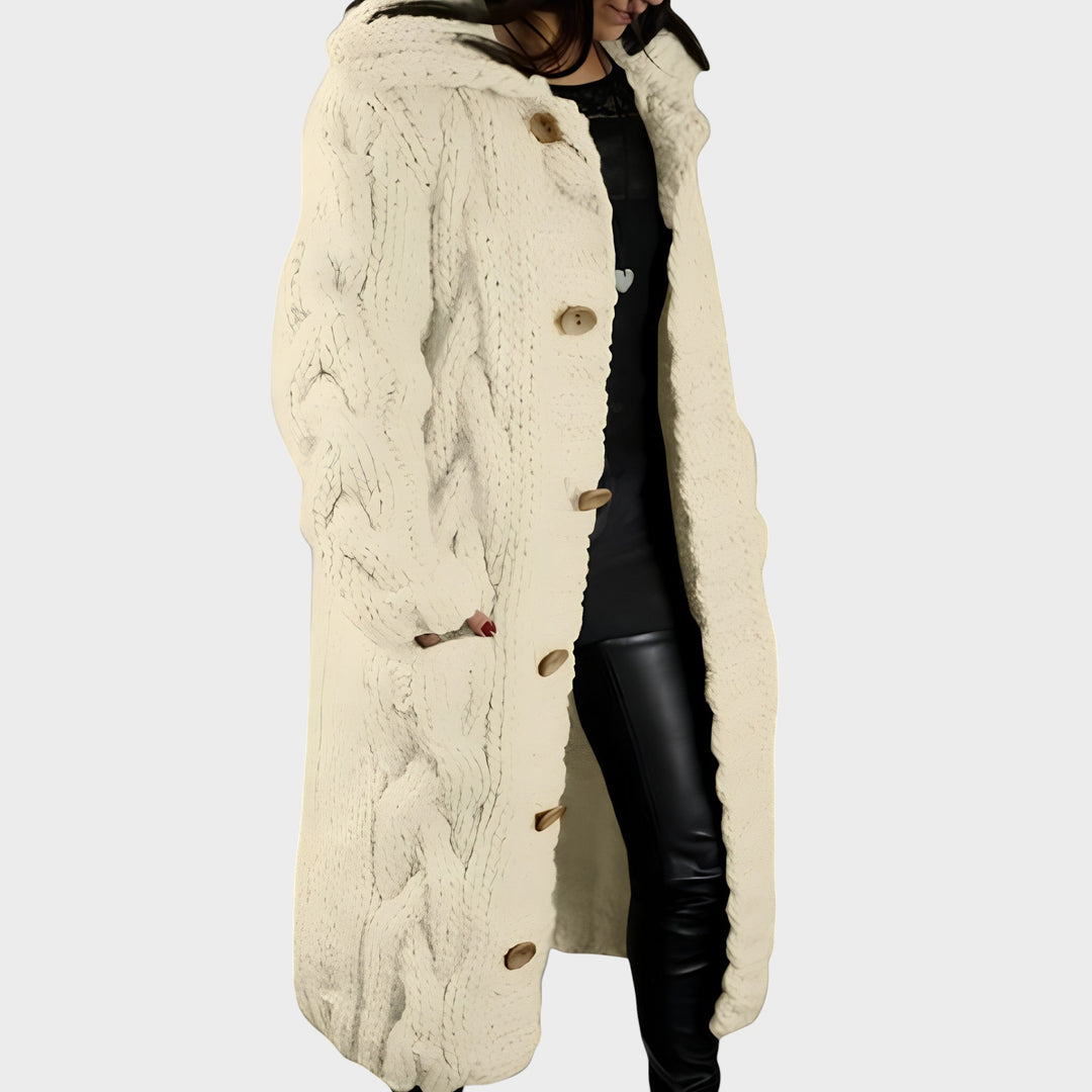 KARINA - Elegantní hřejivý kabát s krytím bříška