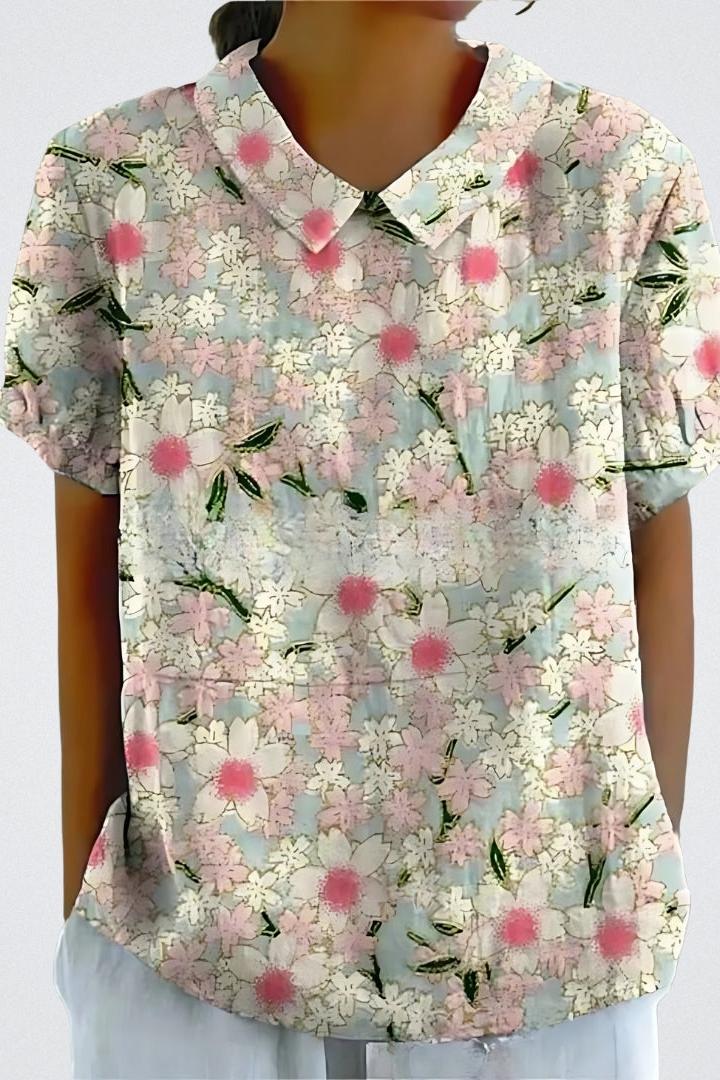 Koszula w Kwiatowy Wzór