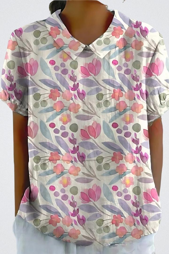 Koszula w Kwiatowy Wzór