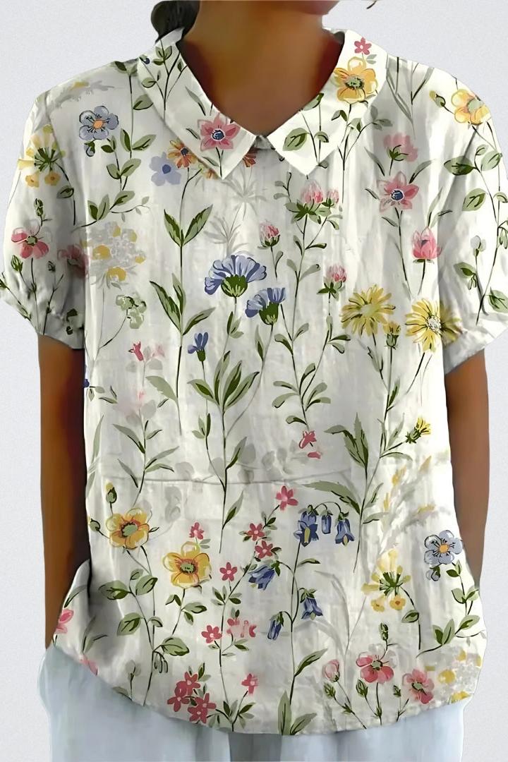 Koszula w Kwiatowy Wzór