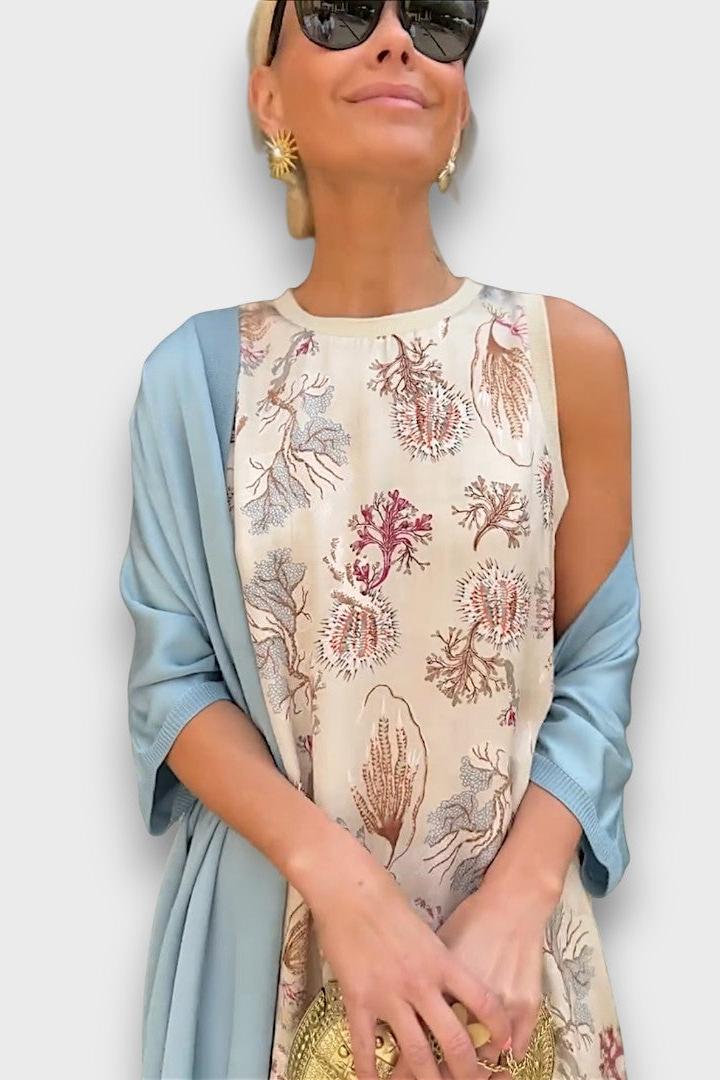 Květinové Dlouhé Šaty