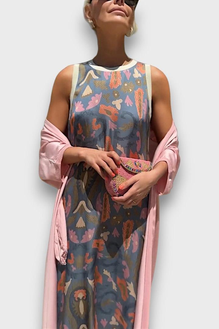 Květinové Dlouhé Šaty