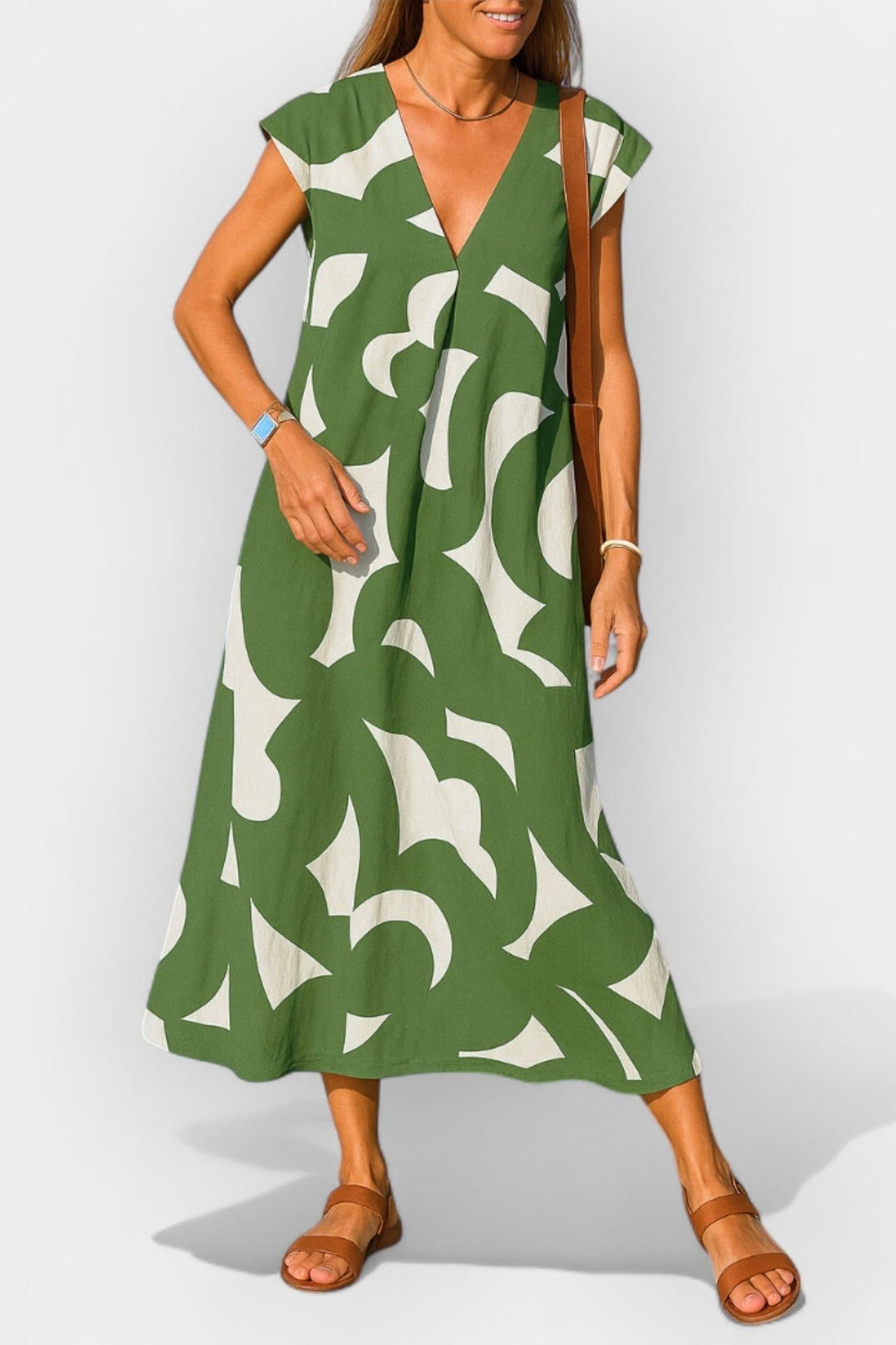 Lehká V-krční Šaty