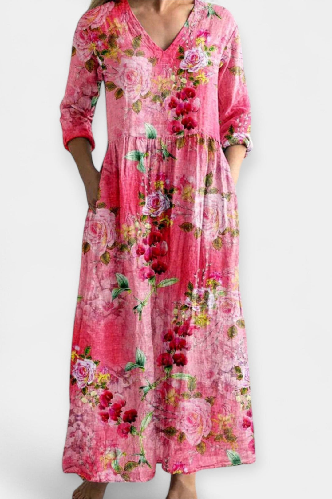 Lehké květinové šaty