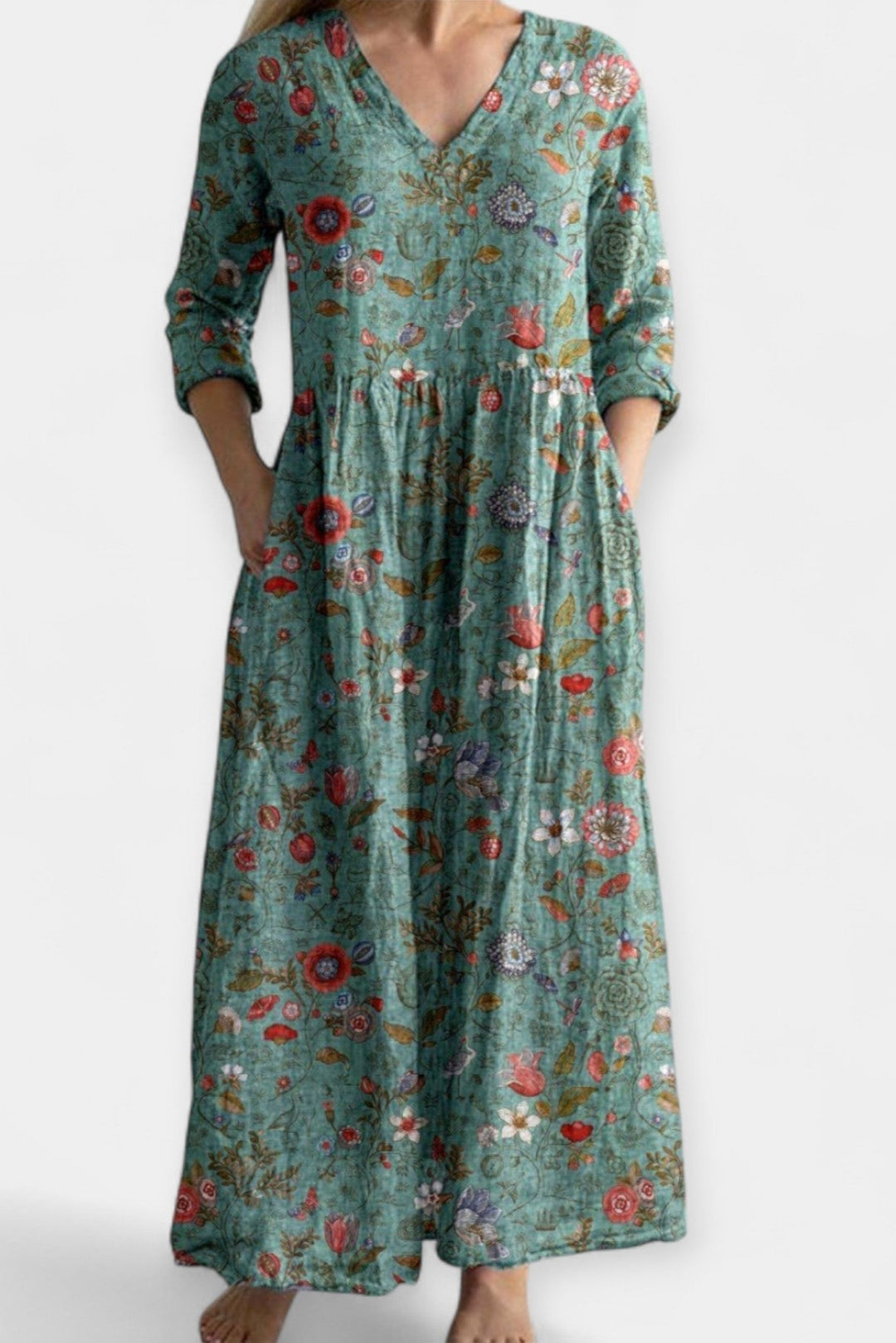 Lehké květinové šaty