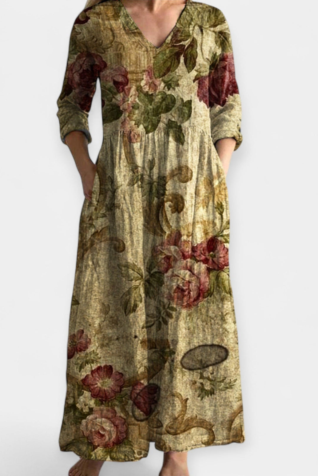 Lehké květinové šaty