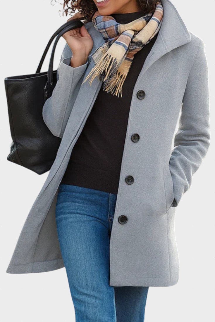 Leila™ | Klasyczny Elegancki Płaszcz