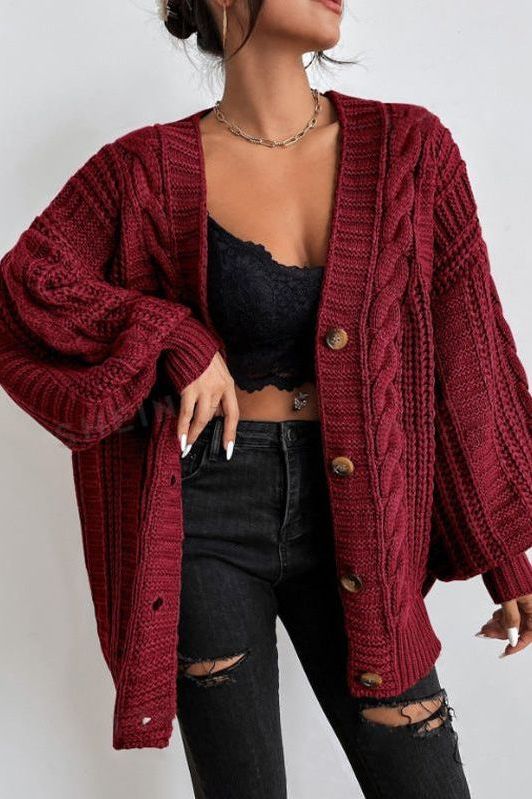 Chunky Knit Oversized Sweater