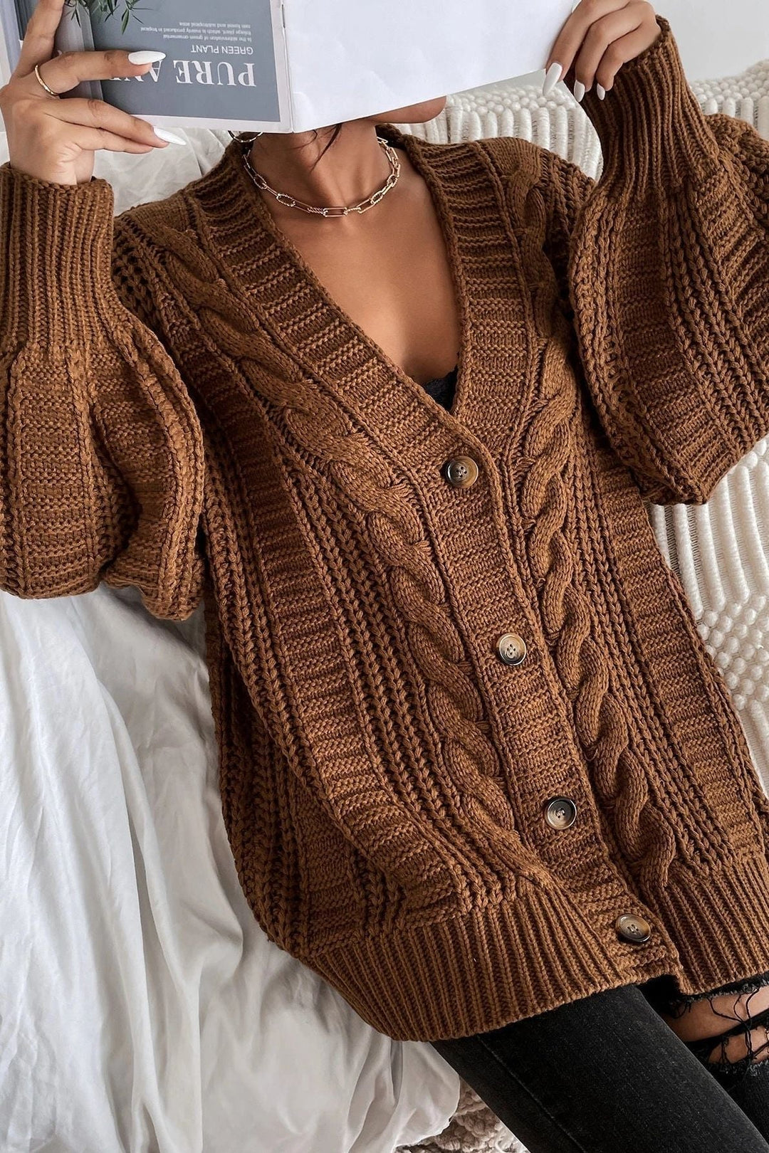 Chunky Knit Oversized Sweater