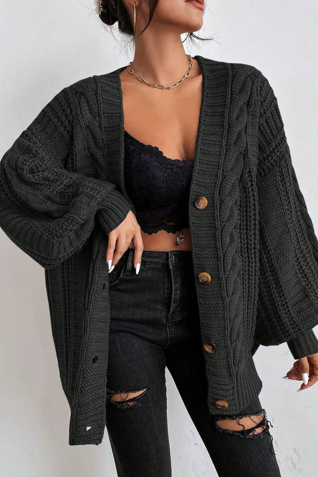 Chunky Knit Oversized Sweater