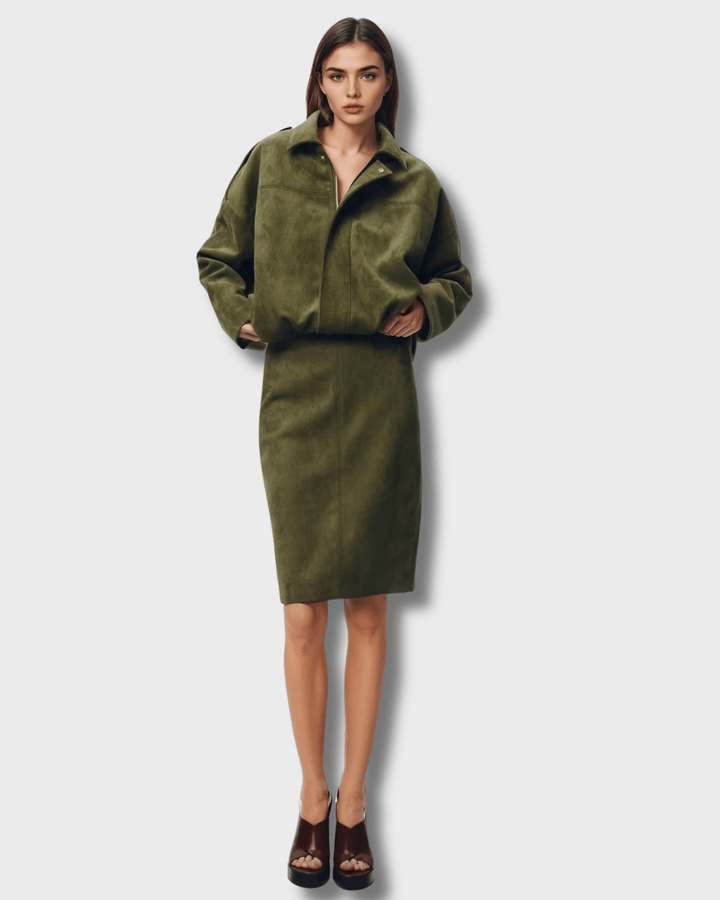 Mara - Nubuck Leather Jacket