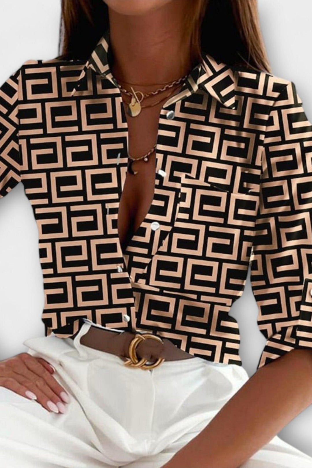 Maria - Halenka s klasickým límcem