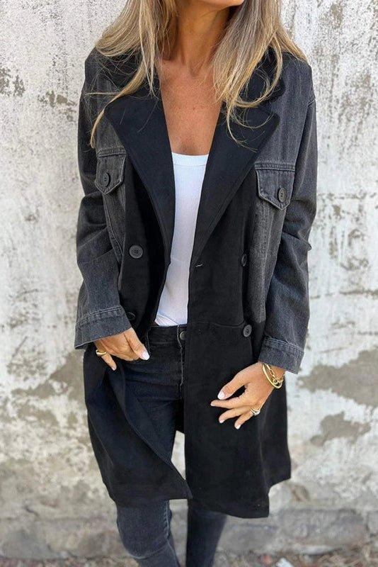 Marita™ Denim Trench Coat