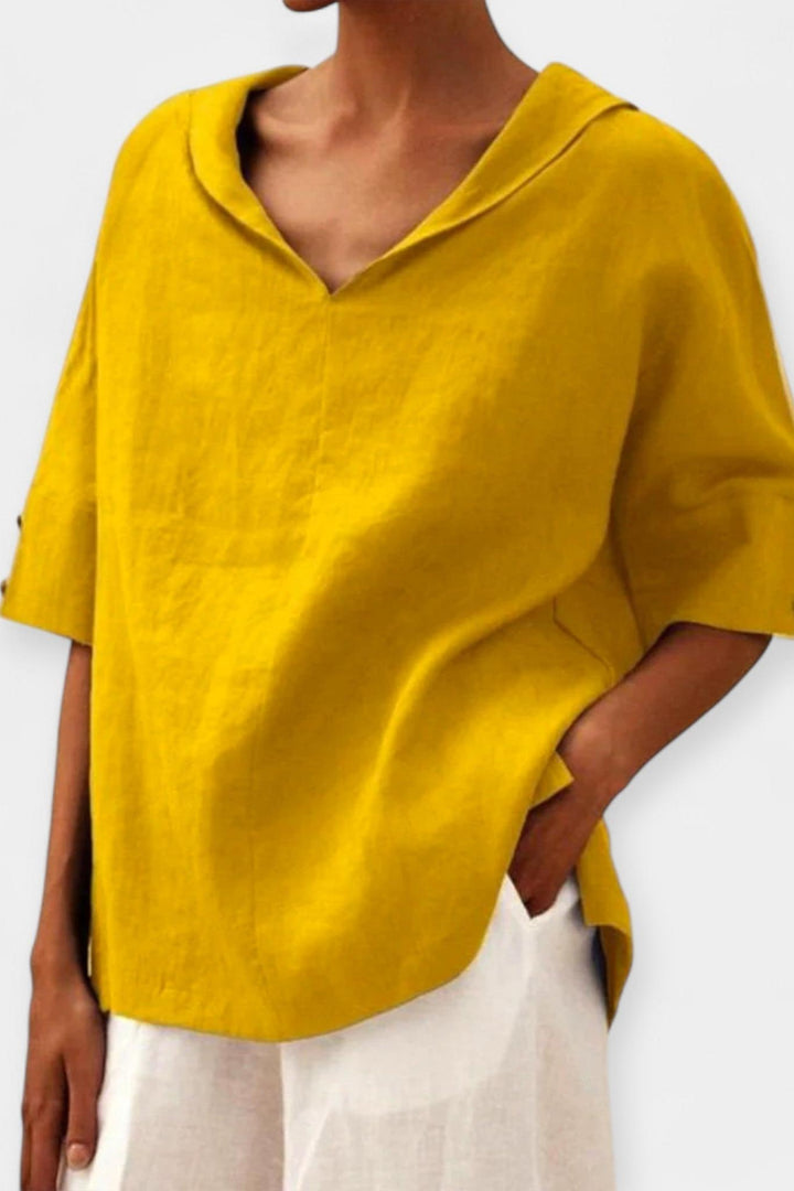 Delikatna lniana koszula