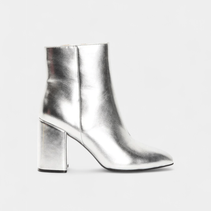 Ralica™ | Silver Knee-High Boots