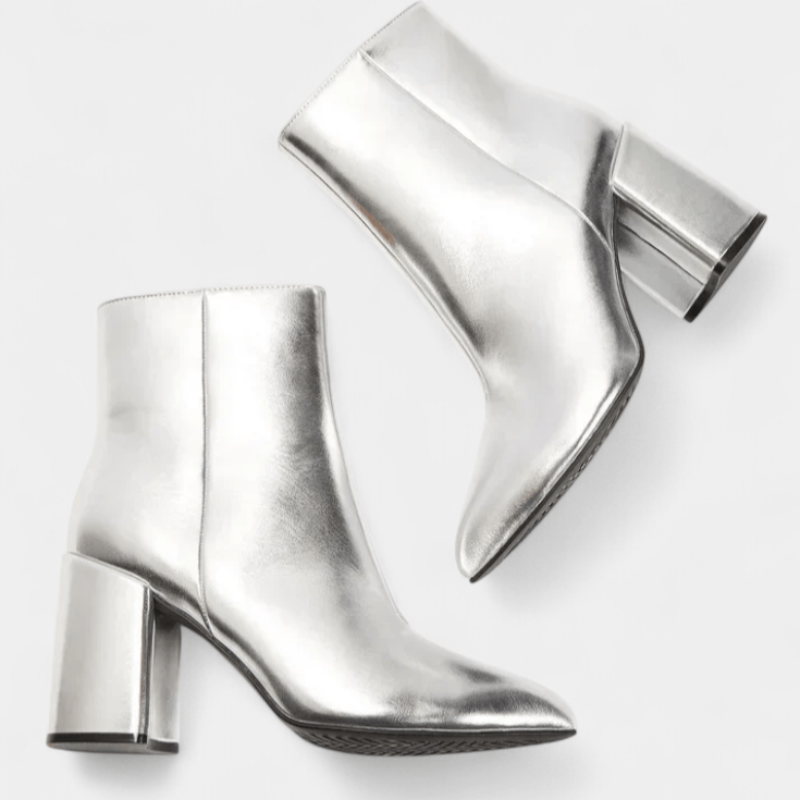 Ralica™ | Silver Knee-High Boots