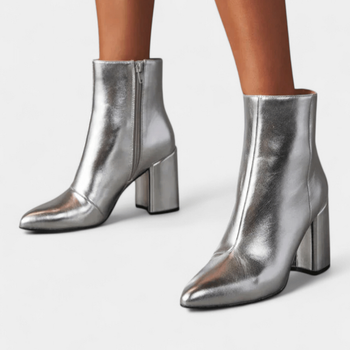 Ralica™ | Silver Knee-High Boots