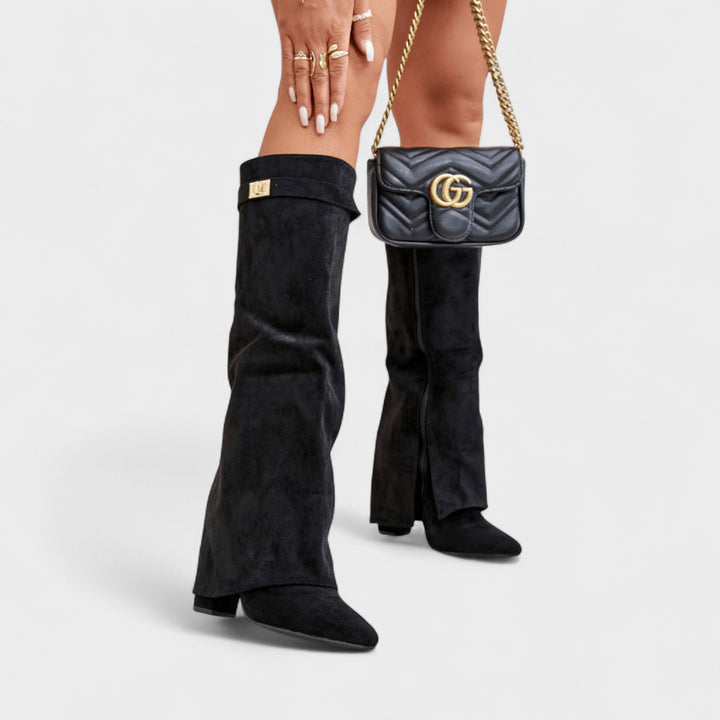 Raya | Stylové kozačky nad kolena