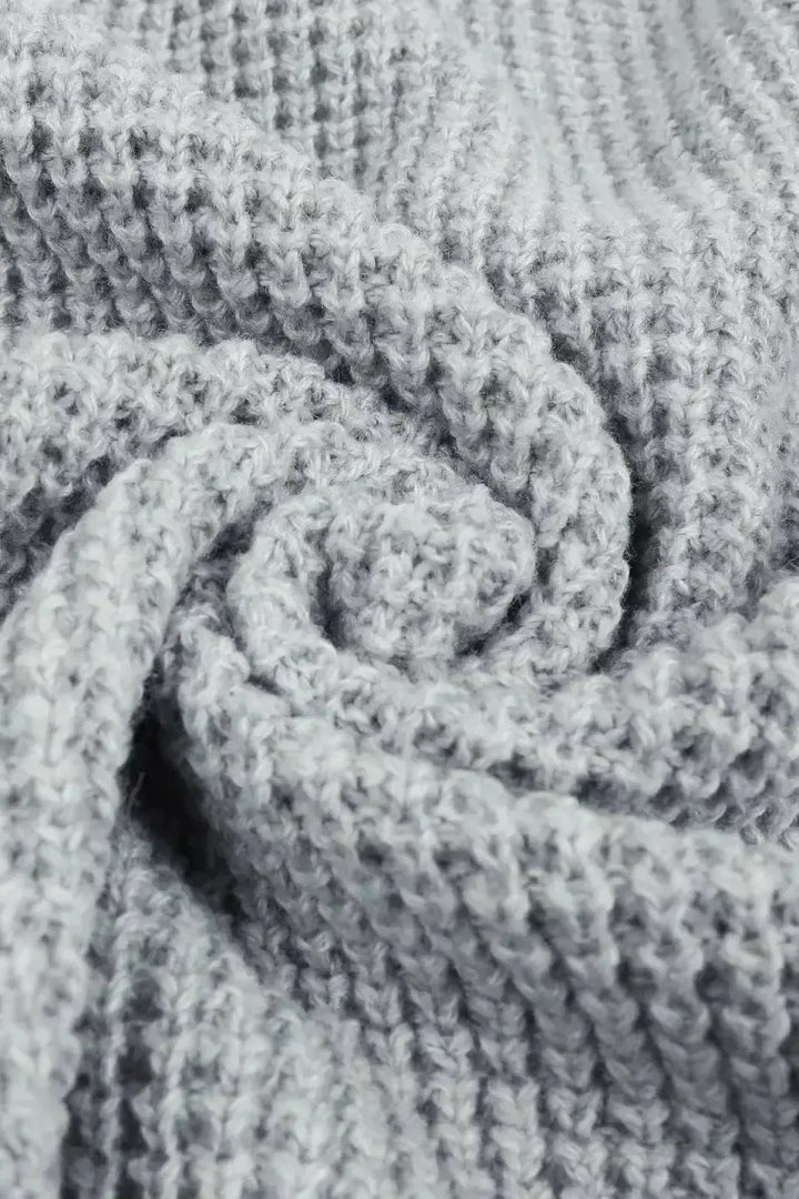 Růžový otevřený svetr