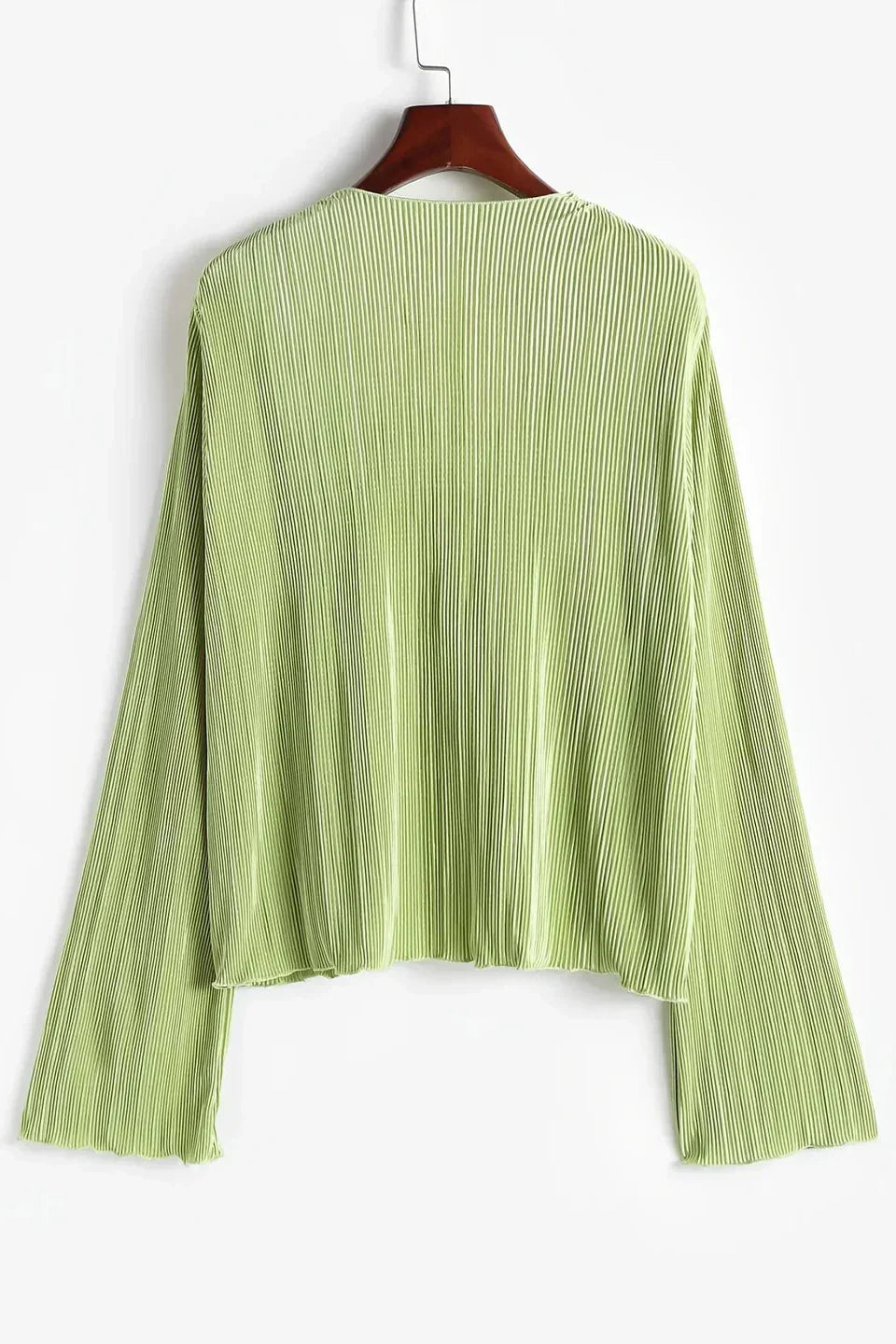 Maren | Top a V in Tessuto Strutturato