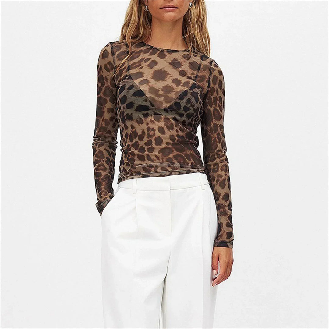 Lanie™ | Top con stampa leopardata