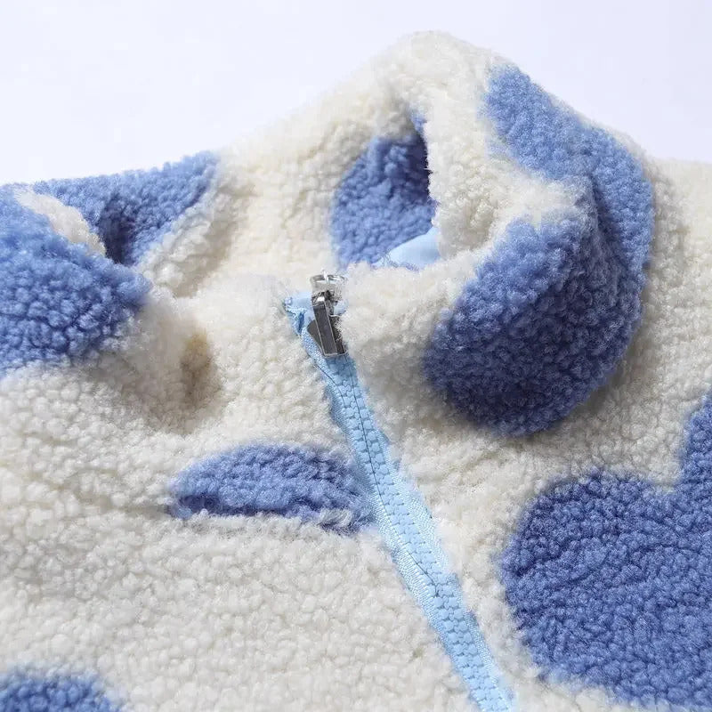 Alma | Giacca reversibile con cuori