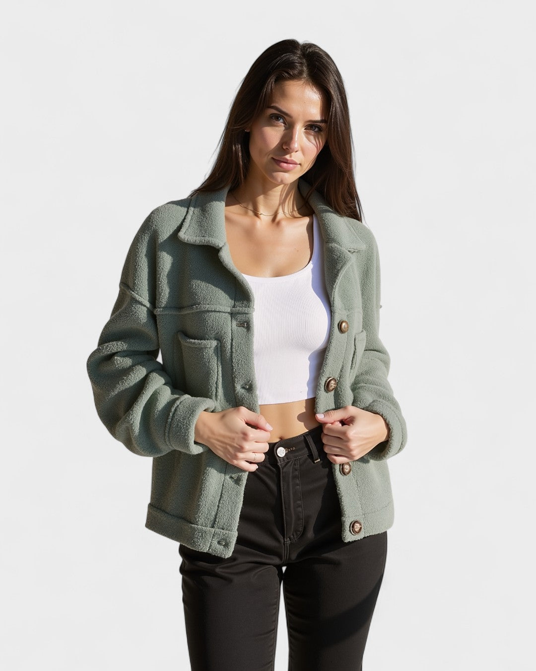 Selina™ Fleece Jacket – Elegance in Warmth