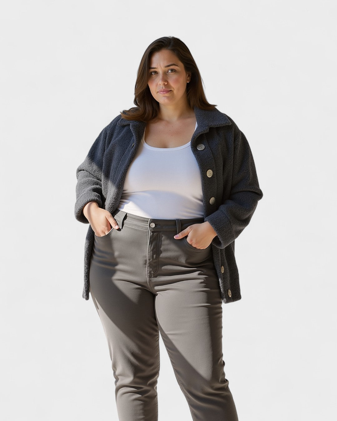 Selina™ Fleece Jacket – Elegance in Warmth