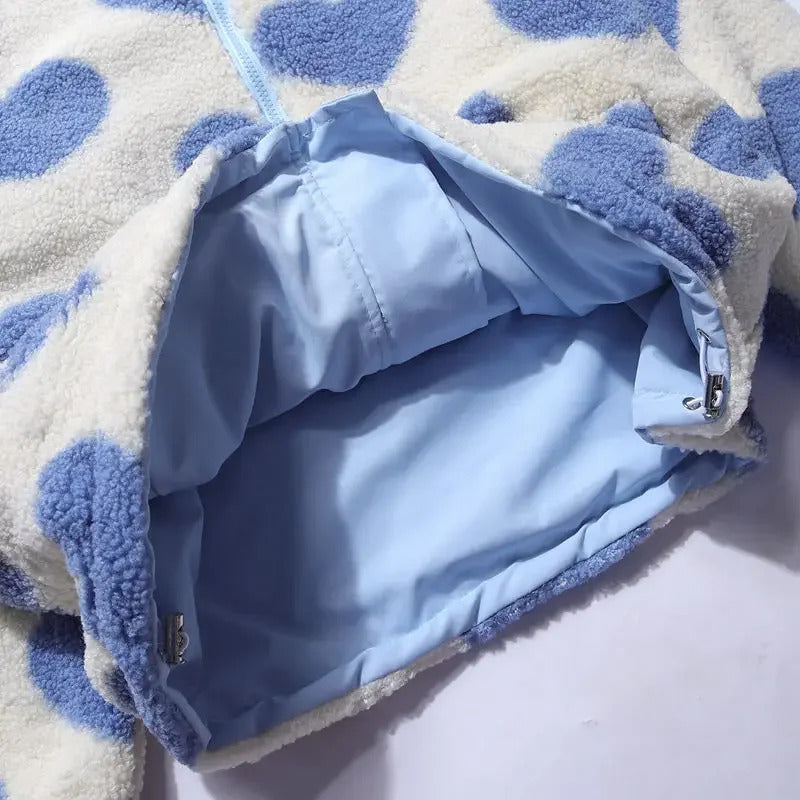 Alma | Giacca reversibile con cuori