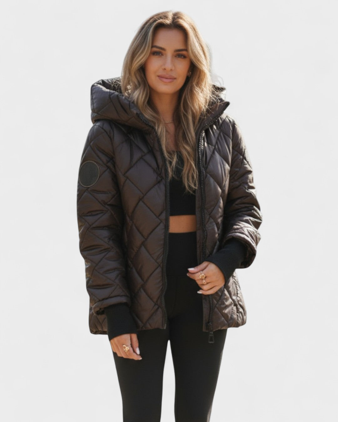 Ema™ | Stylová bunda s kapucí