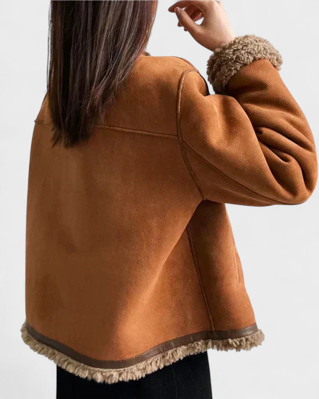 Rosalie | Płaszcz z jagnięcej wełny