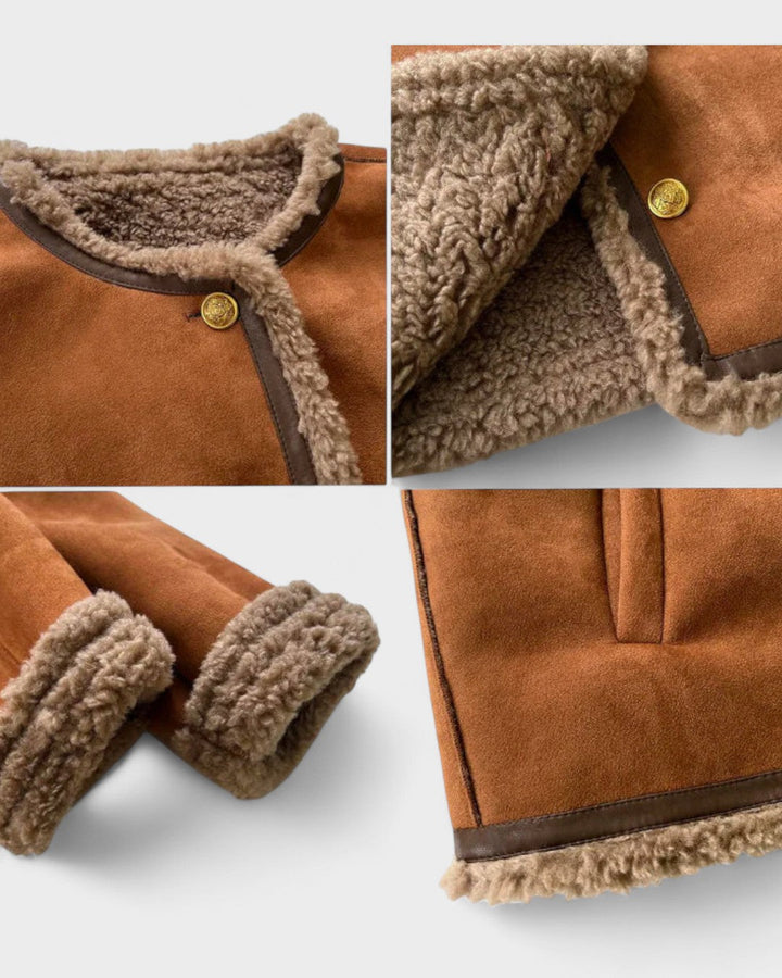 Rosalie | Płaszcz z jagnięcej wełny