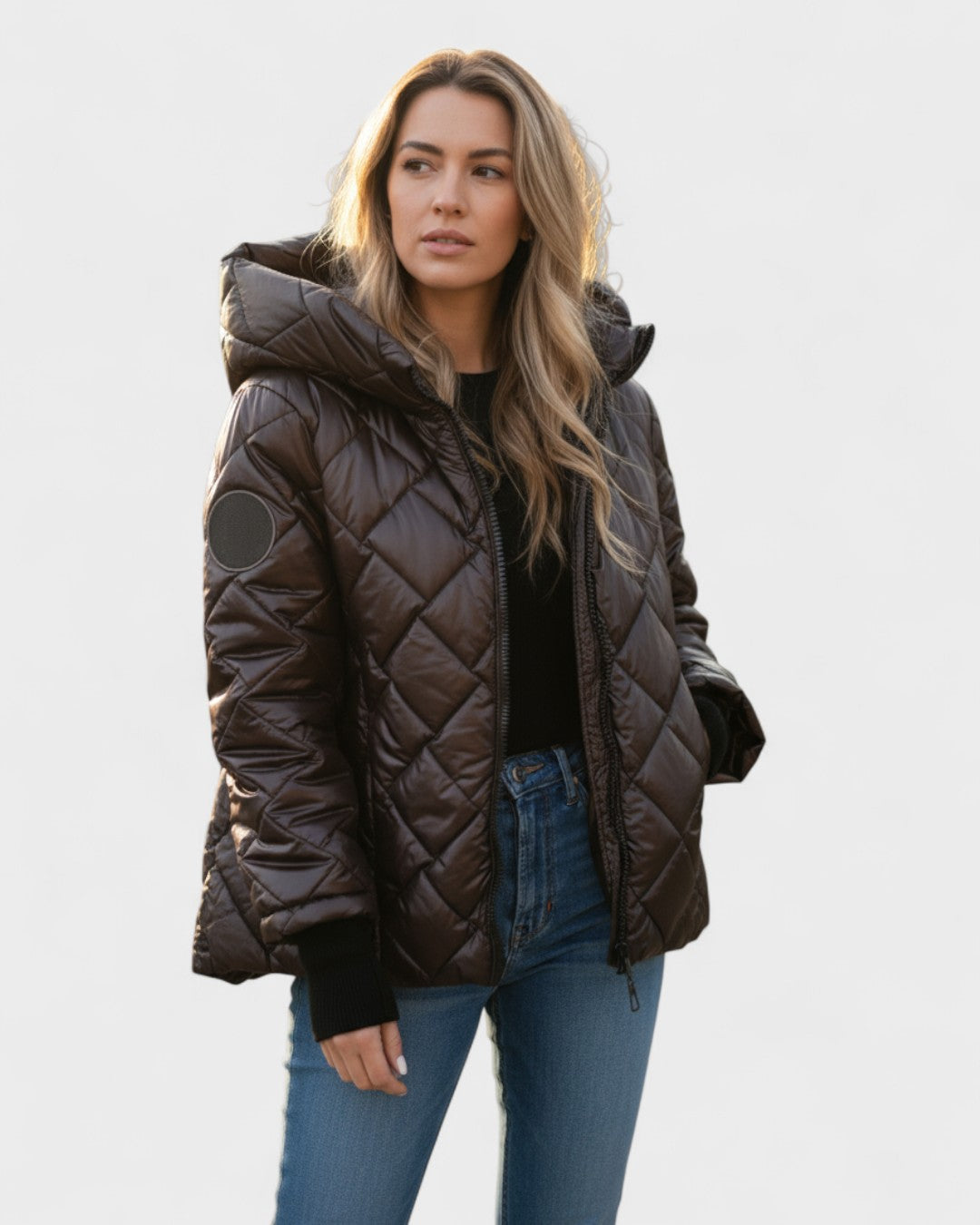 Ema™ | Stylová bunda s kapucí